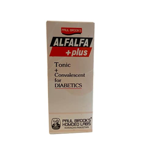 Paul Brooks Alfalfa + Syp (sugar Free) 120ml (weakness In Diabetic Patients)